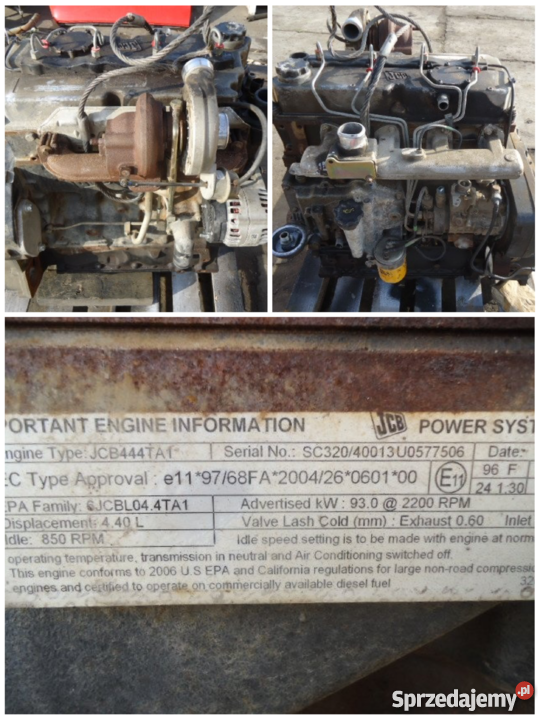 Siłownik obrotu ramienia tylnego 650655675 Części do maszyn budowlanych Kosakowo