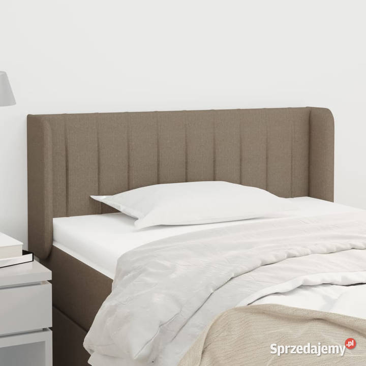 Zagłówek uszak taupe 103x16x7888 tkanina Warszawa