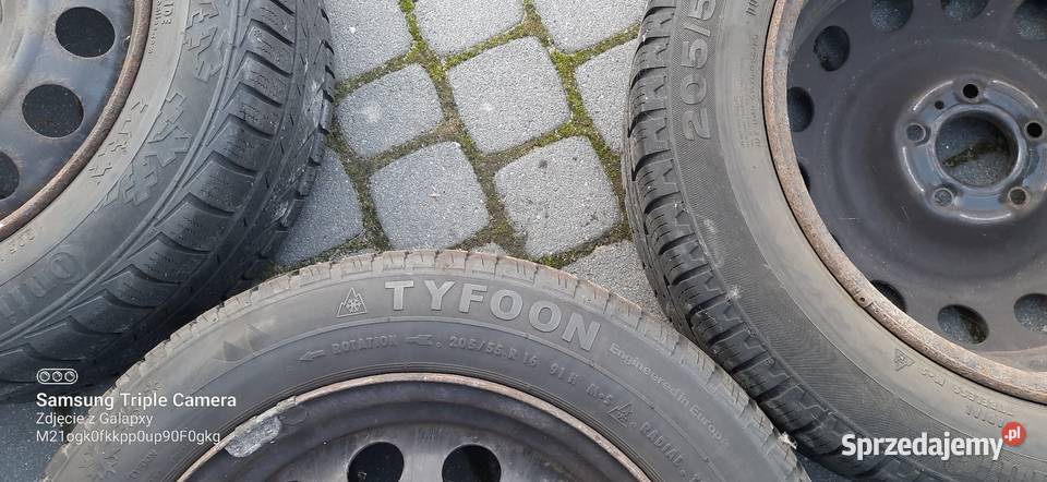 Koła zimowe peugeota citroen 205 55 r 16 łódzkie Dolina