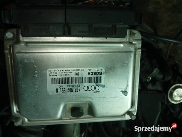 STEROWNIK SILNIKA 4Z7 907 551 N AUDI A6 C5 osobowe warmińsko-mazurskie