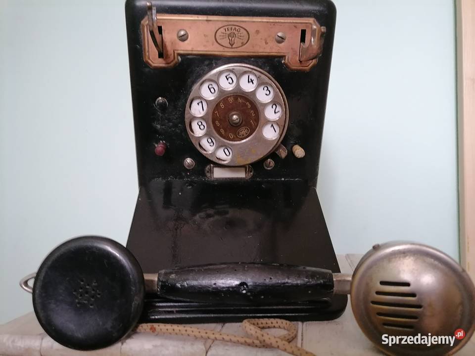 Stary telefon naścienny z lat 30 tych Kraków