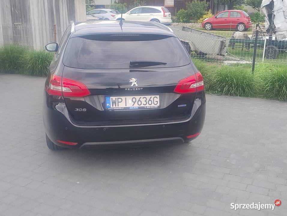 Peugeot 308 16 HDi 2015 elektrochrom. lusterko wst. lubelskie Lublin sprzedam