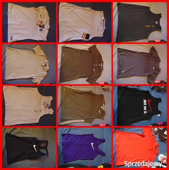Nowe koszulki spodnie bluzy Nike outlet 70