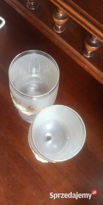 Kieliszek Bohemia Kobaltowe szkło Ręcznie