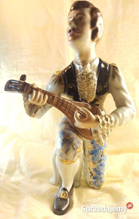 Porcelanowa Figurka Dikolenko KAWALER KLĘCZĄCYZ śląskie Bytom