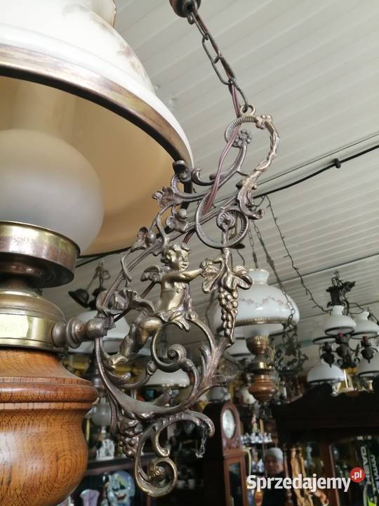 Lampa holenderska z amorkiem Nowy Żmigród