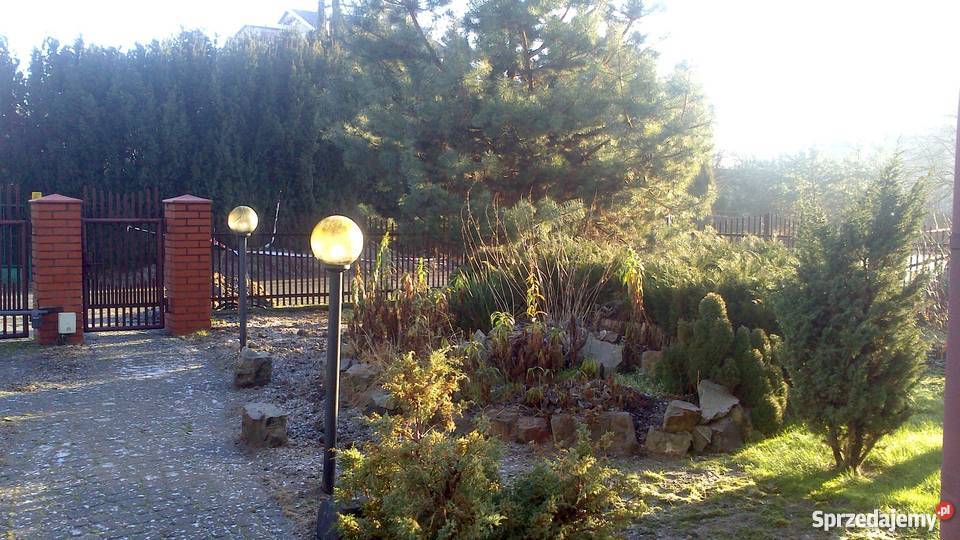 Na sprzedaż dom z dużym budynkiem gospodarczym ogródek