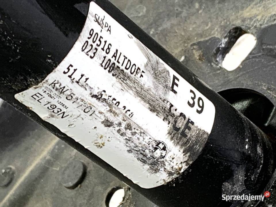 PAS PRZEDNI BMW E39 29 193 9604 Kombi Części samochodowe