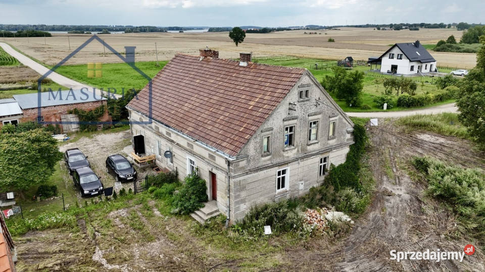 100letni bliźniak pod Prabutami jeziora 150m2 Obrzynowo