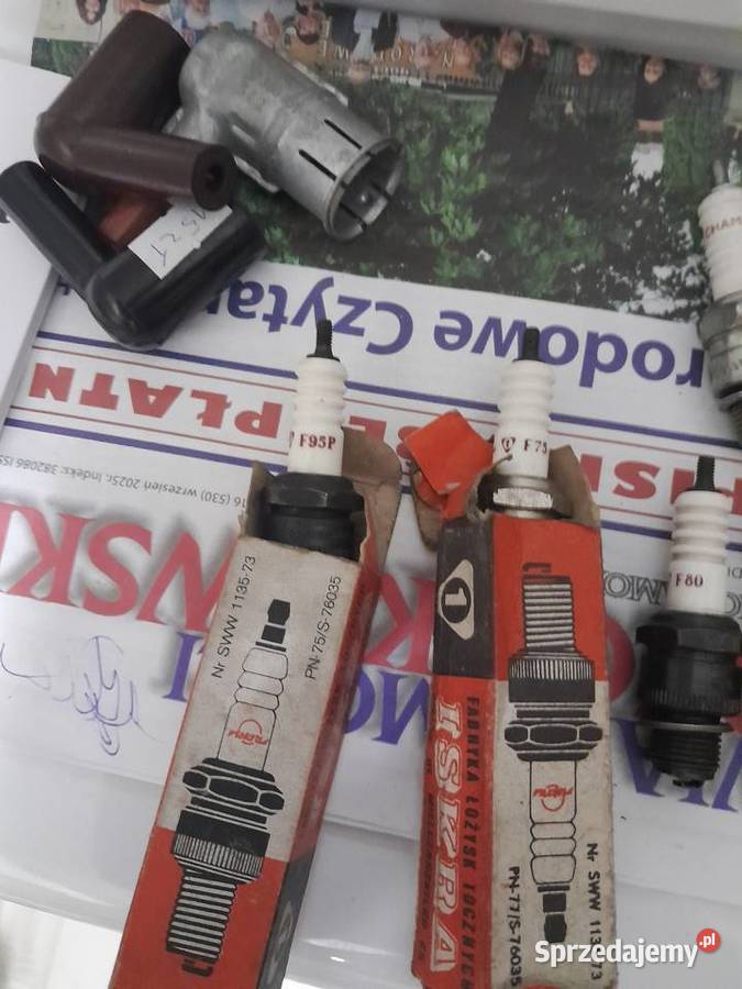 Świece iskrowe do samochodów i motocykli z prl Kowalewice