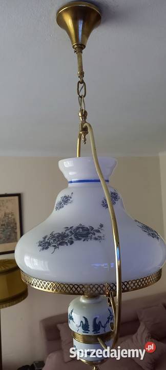 Piękna wisząca lampa do kuchni jadalni Wysyłka Antyki łódzkie Skierniewice