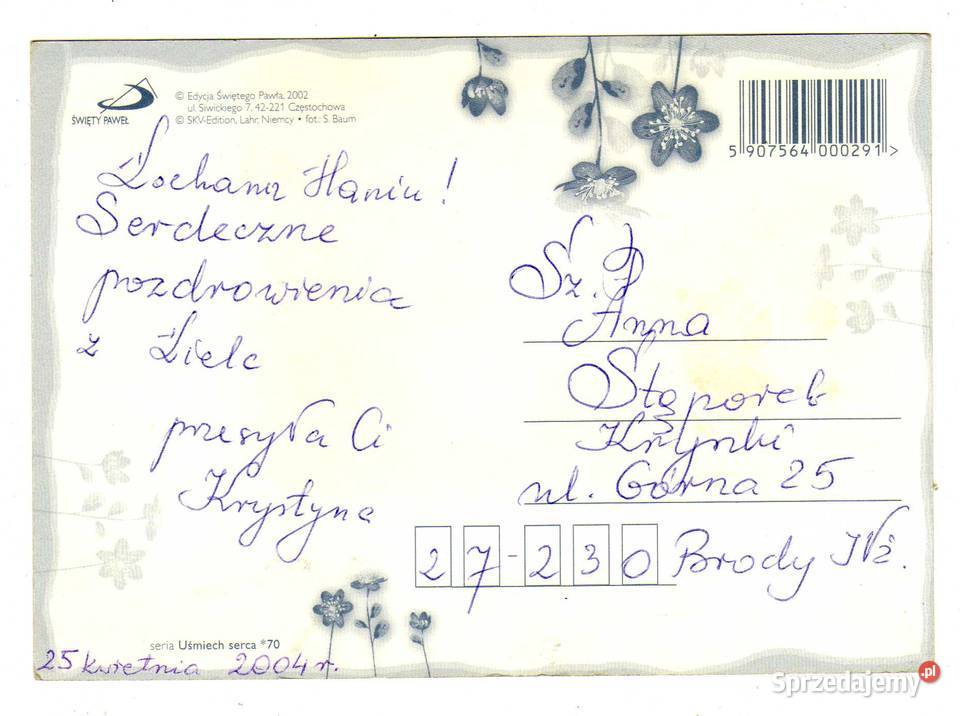 POCZTÓWKA EDYCJA ŚWIĘTEGO PAWŁA Z SERII UŚMIECH