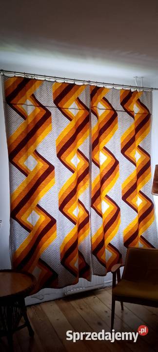 Sprzedam zasłony vintage sygnowane Częstochowa sprzedam