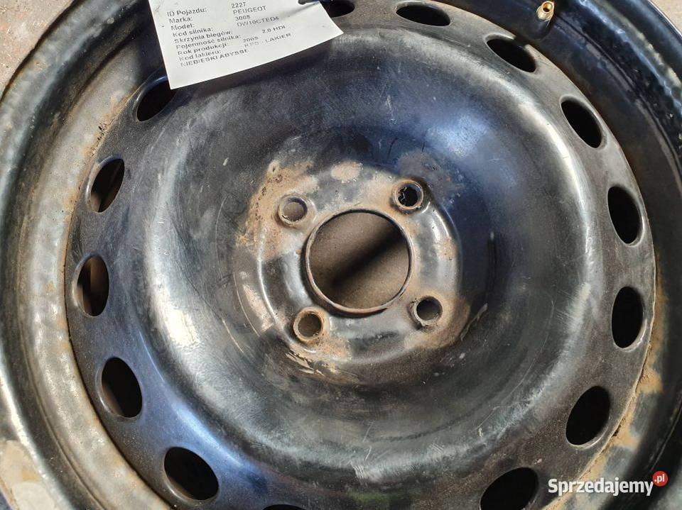 FELGA STALOWA 16 PEUGEOT 3008 Lipno