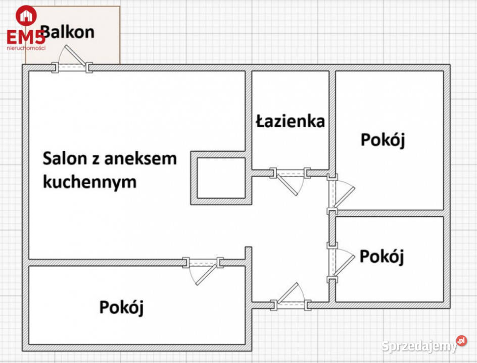 Mieszkanie Białystok Rzemieślnicza 60 metrów 4 60m2
