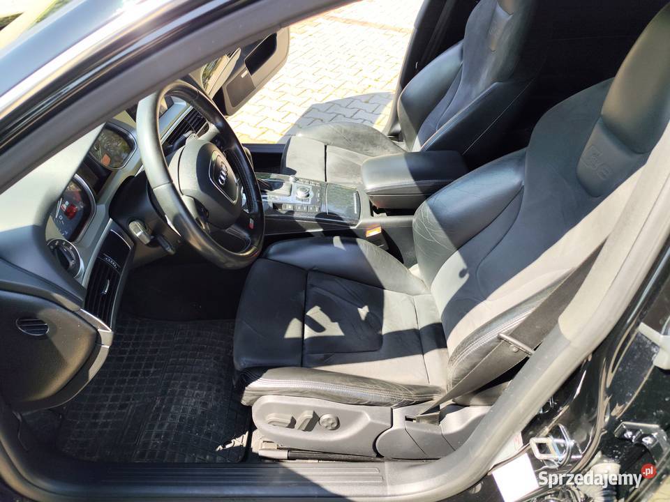 Audi S6v10 Czern fortepianowa Zadbana Mozliwa światła do jazdy dziennej Bełcząc