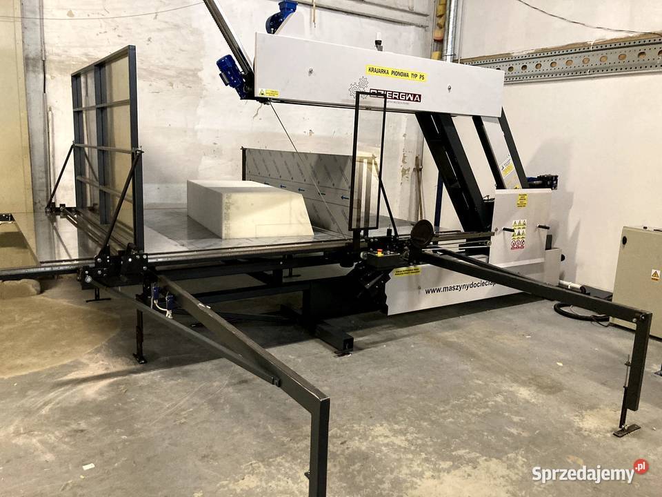 Maszyna do cięcia pianki pionowoskośna Produkcja wielkopolskie sprzedam