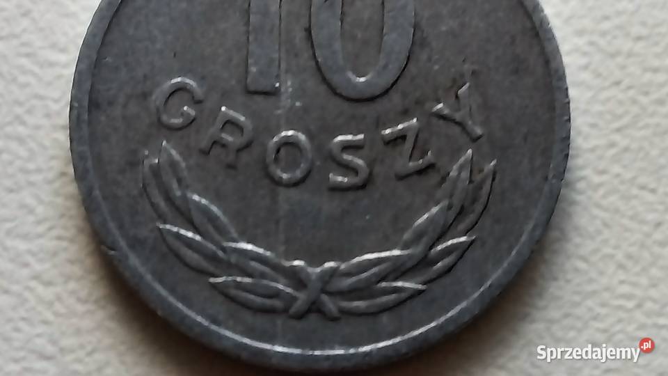 Moneta 10 gr 1973 r Destrukt Numizmatyka Mosina