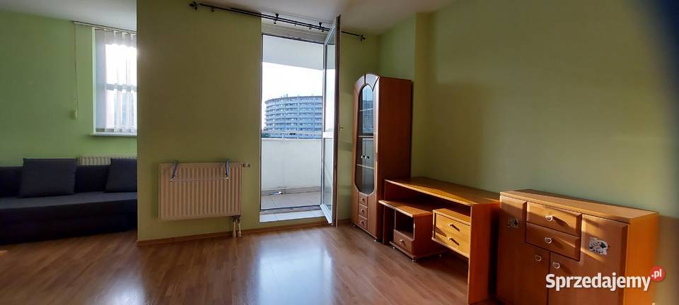 Słoneczny pokój z aneksem kuchennym 36m2 OCHOTA balkon Warszawa