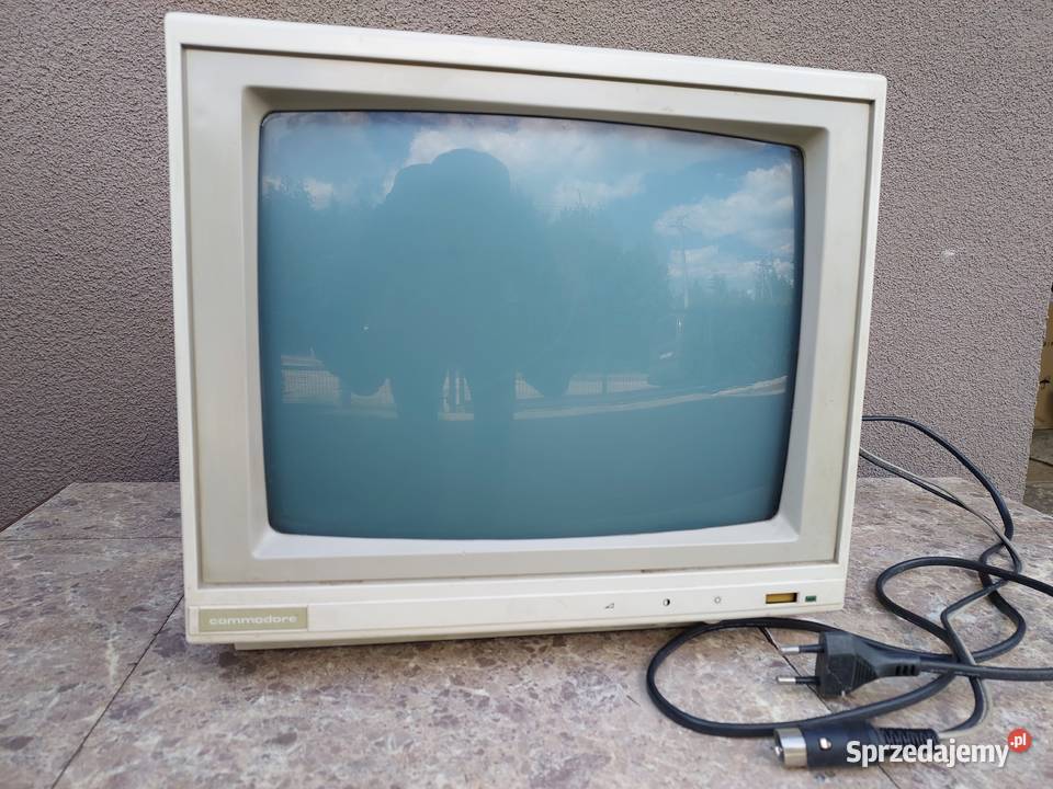 Stary monitor Commodore DM60200E niesprawny CRT Monitory i projektory Tczew