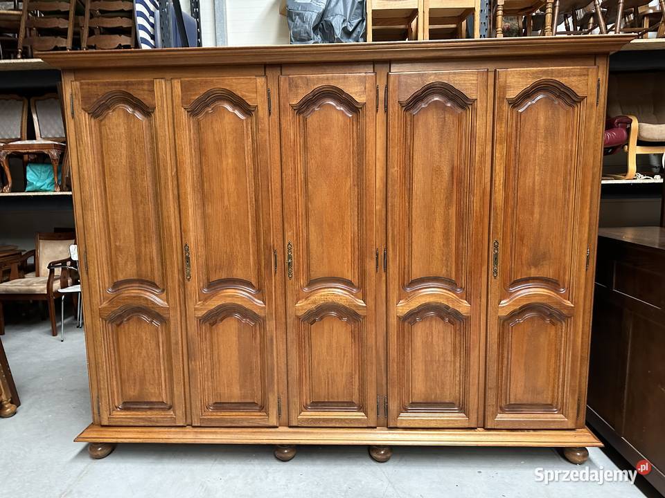 Ładna dębowa sypialnia łóżko 160 szafki komoda Sławoszewek