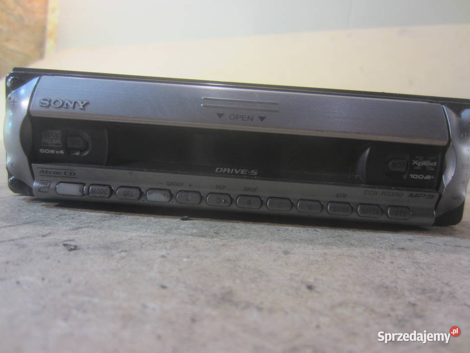 radio radioodtwarzacz sony cdxr3350 osobowe Wyposażenie wnętrza