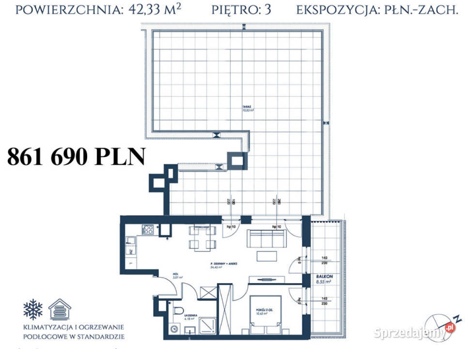 sprzedaży mieszkania 4368m2 Darłowo Nadmorska