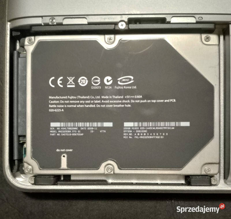 Macbook A1278 Aluminium 2GB 250GB 13 Intel Core Gdańsk
