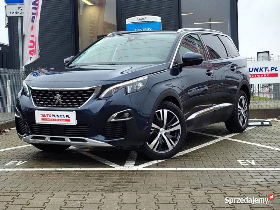 Peugeot 5008 2019r 7osobowy Szklany dach 99376km wielkopolskie Poznań