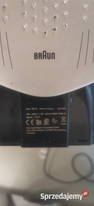 Żelazko parowe BRAUN TextStyle 7 2400 Watt AGD drobne Mińsk Mazowiecki