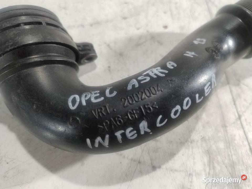WĄŻ RURA INTERCOOLERA OPEL ASTRA H 2002004 osobowe wielkopolskie