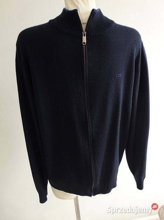 Sweter Męski Wełniany Granatowy Półgolf Swetry i golfy Łomża