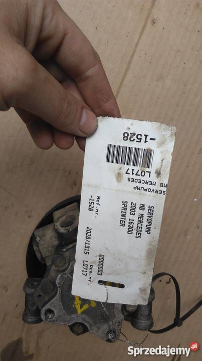 Pompa wspomagania kierownicy Mercedes Sprinter Zawieszenie i układ kierowniczy Staszów