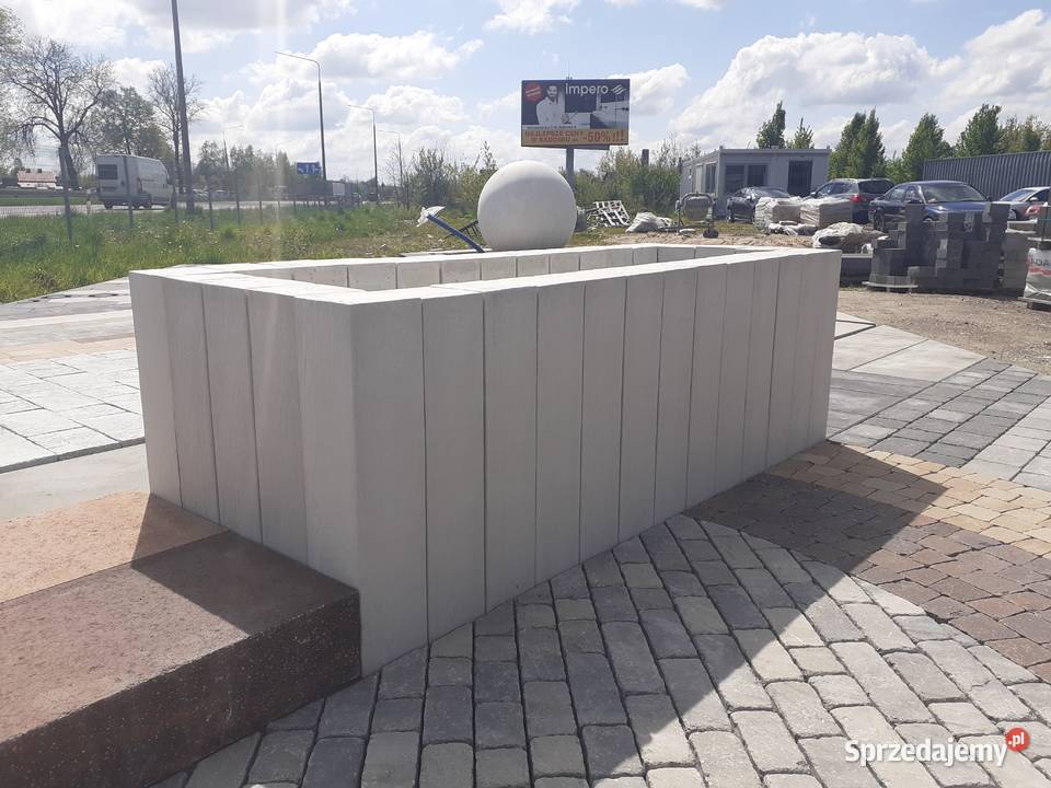 Palisada Madera Bianco Efekt Drewna Obrzeże Wielogóra