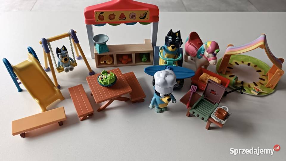 Figurki blue bluey zestaw zachodniopomorskie