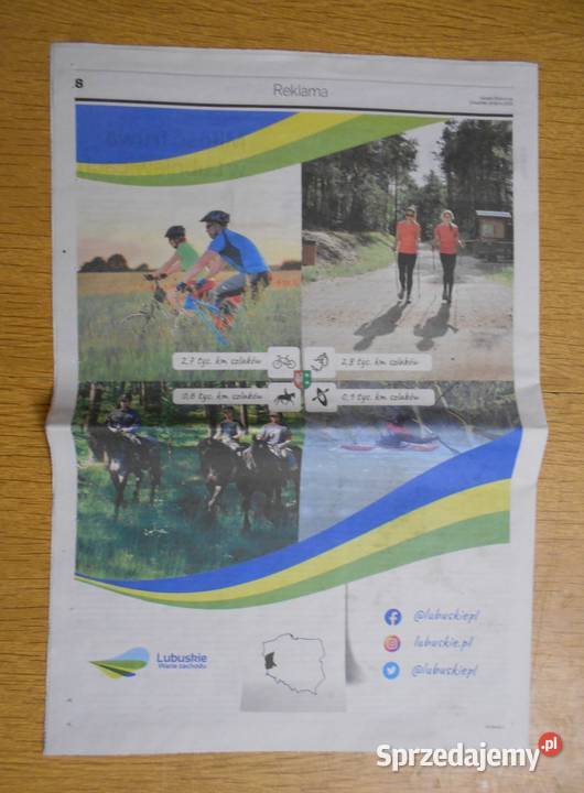 Wakacje w Lubuskiem dwa dodatki Gazeta Wyborcza miękka Parczew sprzedam
