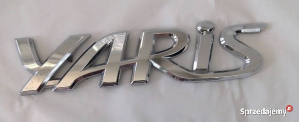 NOWE logo klejane emblemat Yaris znaczek chrom Zamość