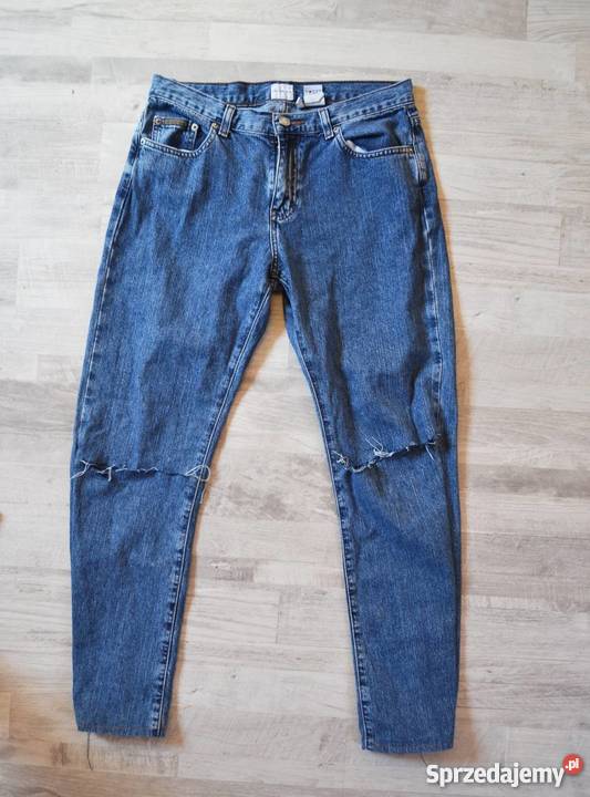 Calvin Klein spodnie jeansowe CK M dziury Toruń sprzedam