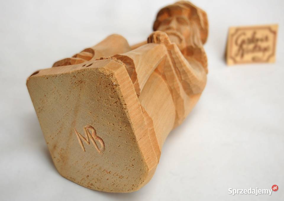 Jezus Chrystus frasobliwy rzeźba drewniana Lublin sprzedam