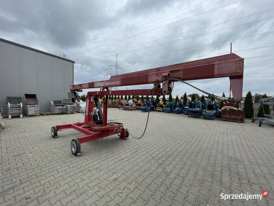 Dźwig Steinweg Bocker MK4005 minikran żuraw Ślesin