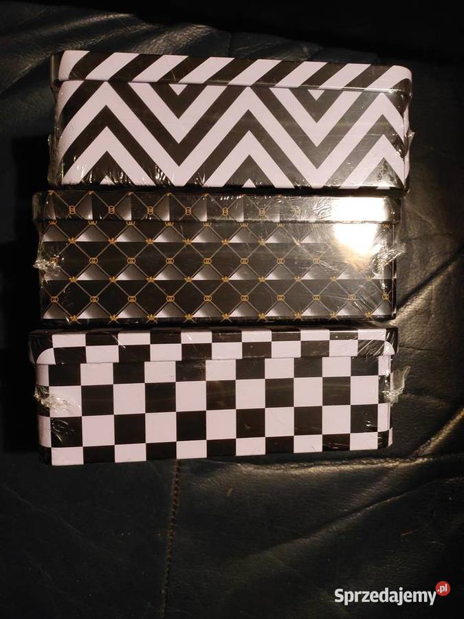 Puszki 3 biało czarne Nowe Pozostałe Wrocław