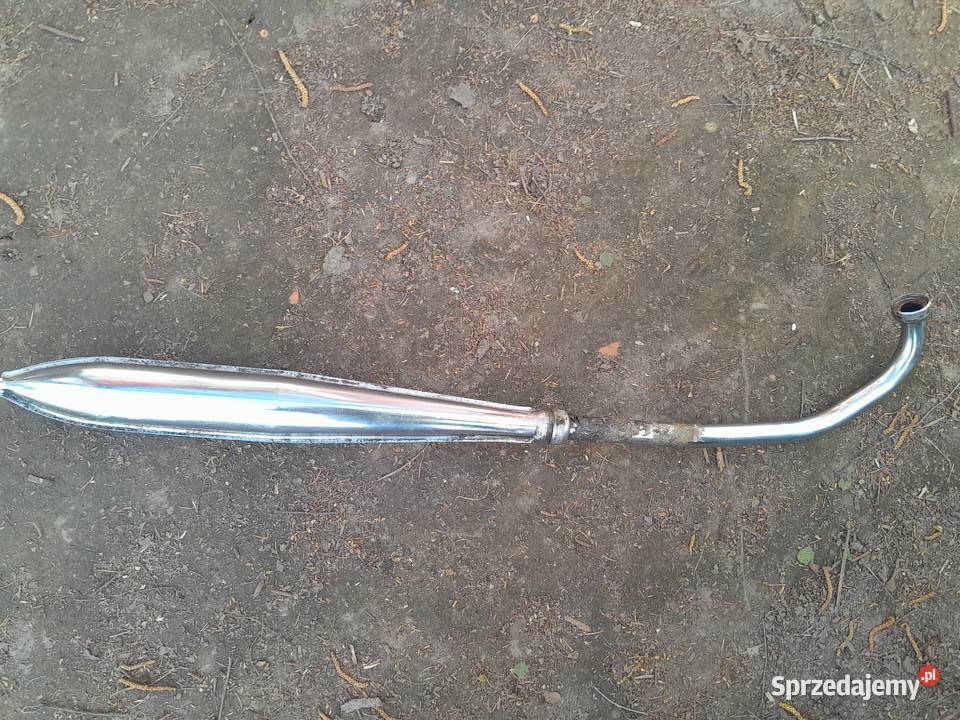 Romet Kadet oryginalny tłumik kolanko chrom dolnośląskie Świerzawa sprzedam