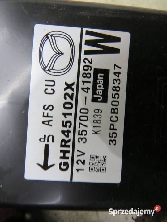 MODUŁ ŚWIATEŁ MAZDA 6 GJ GHR45102X lubelskie