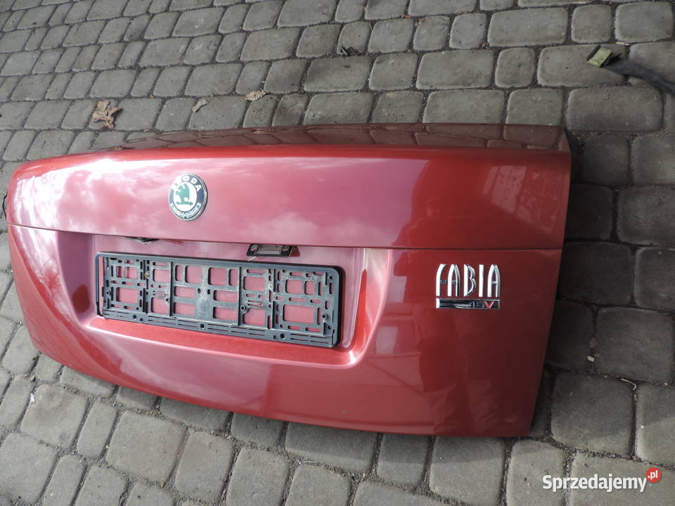 KLAPA BAGAŻNIKA SKODA FABIA I LIFT SEDAN 9892 Nowy Sącz