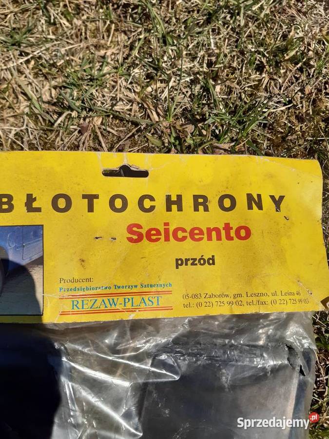 Chlapacze błotochrony seicento przód Dąbrowa Górnicza