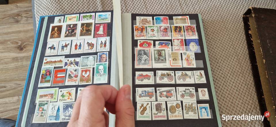 klaser ze znaczkami pocztowymi Kraków