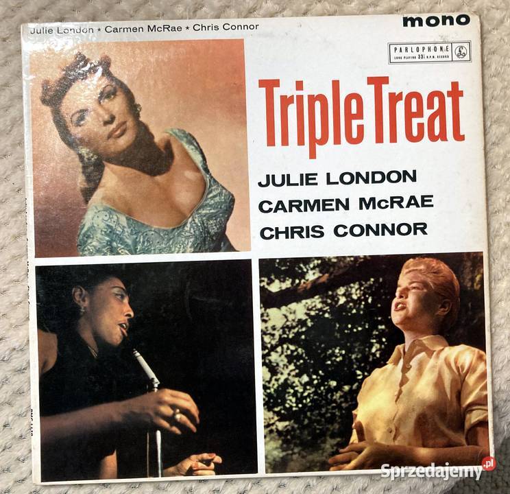 Chris Connor Julie London Carmen McRae Triple zachodniopomorskie Szczecin sprzedam