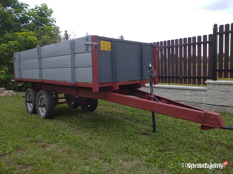 Przyczepa przyczepka rolnicza wywrotka wóz Krasnystaw