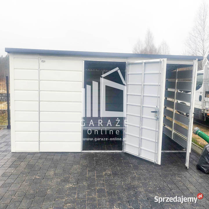 SCHOWEK DOMEK OGRODOWY 25x2 m wiata 1x2 m okno Łęczyca