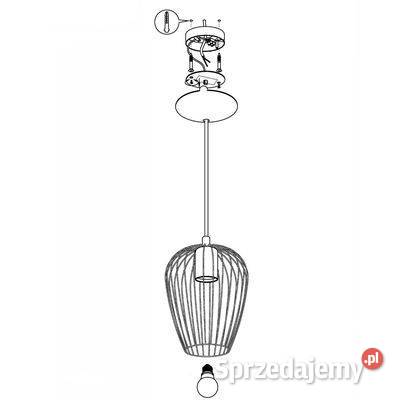 EGLO NEWTOWN Lampa wisząca E27 czarna 110 Przeźmierowo